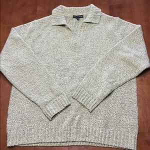 Carolyn Taylor light green sweater